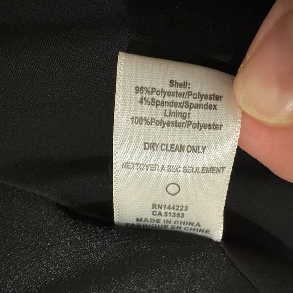 NWT - Bishop + Young Icon Blazer in Black Satin - Women's Large - Picture 5 of 9